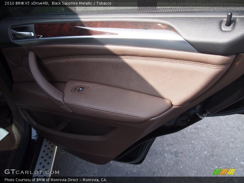 Black Sapphire Metallic / Tobacco 2010 BMW X5 xDrive48i