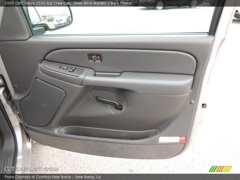 Silver Birch Metallic / Dark Pewter 2005 GMC Sierra 1500 SLE Crew Cab