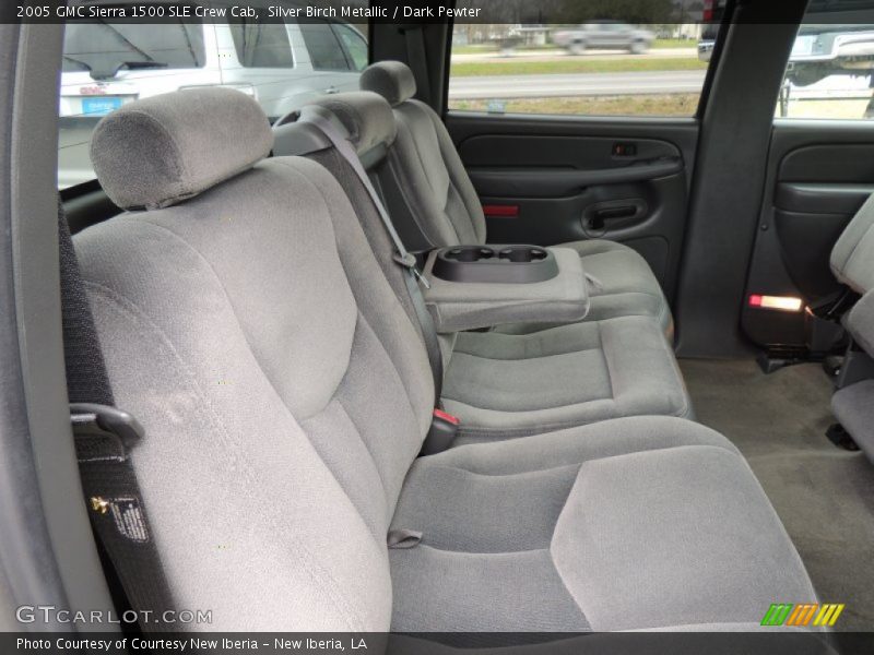 Silver Birch Metallic / Dark Pewter 2005 GMC Sierra 1500 SLE Crew Cab