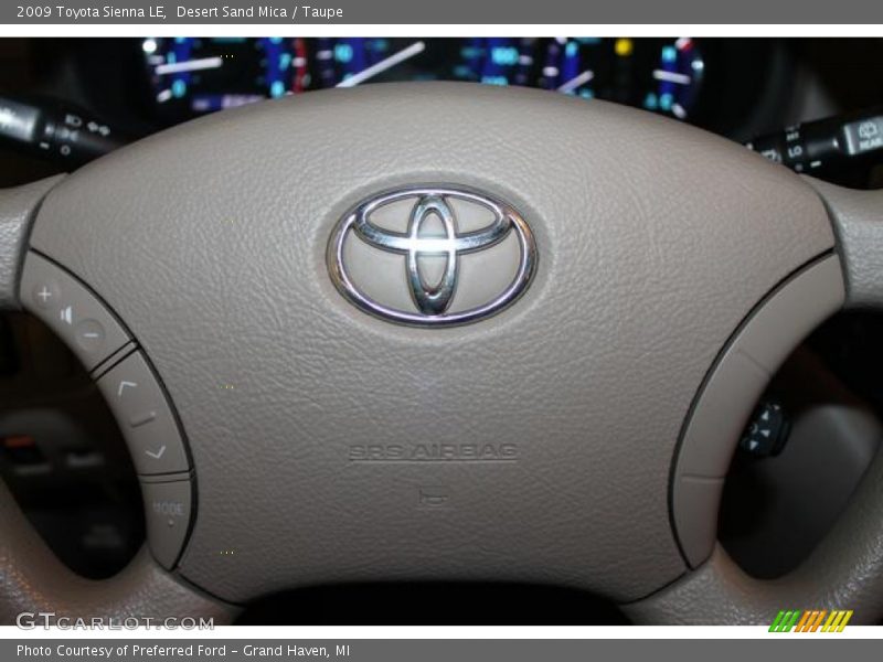 Desert Sand Mica / Taupe 2009 Toyota Sienna LE
