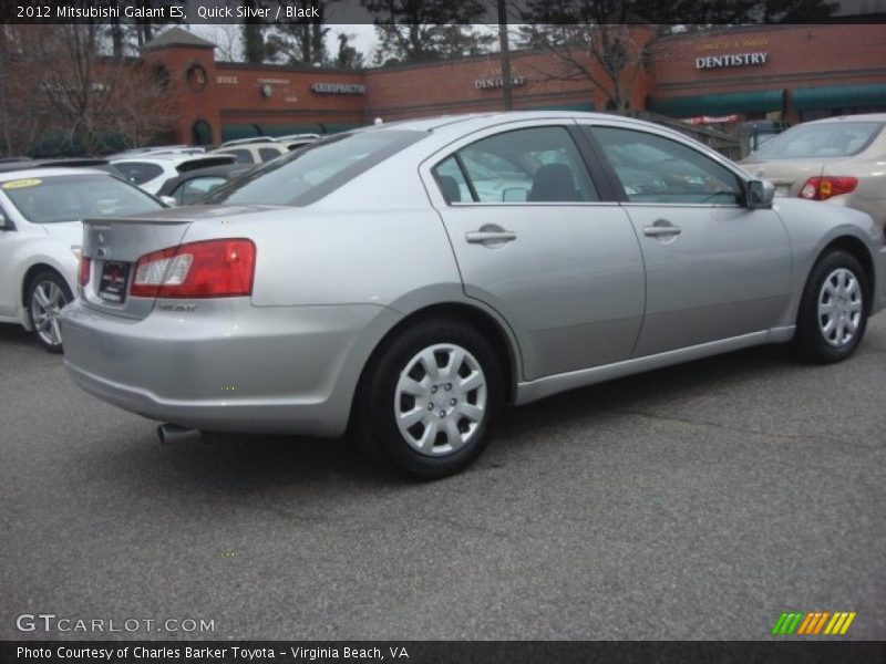 Quick Silver / Black 2012 Mitsubishi Galant ES