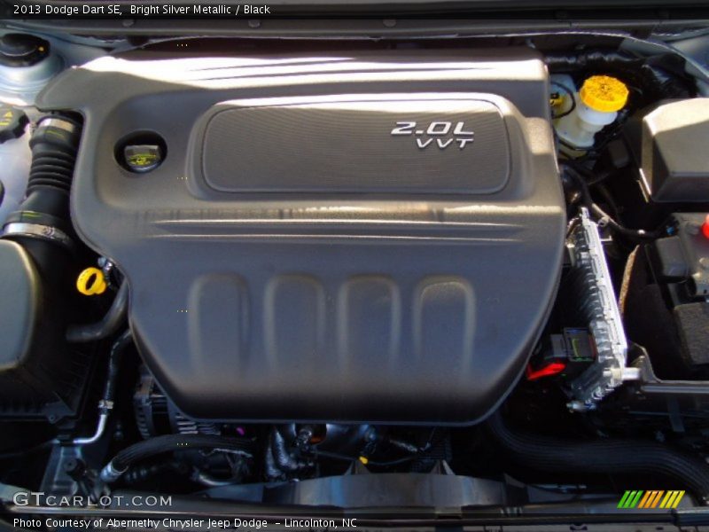 Bright Silver Metallic / Black 2013 Dodge Dart SE