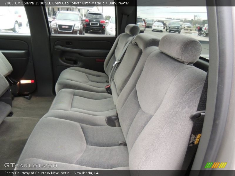 Silver Birch Metallic / Dark Pewter 2005 GMC Sierra 1500 SLE Crew Cab