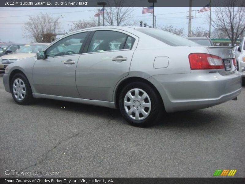 Quick Silver / Black 2012 Mitsubishi Galant ES