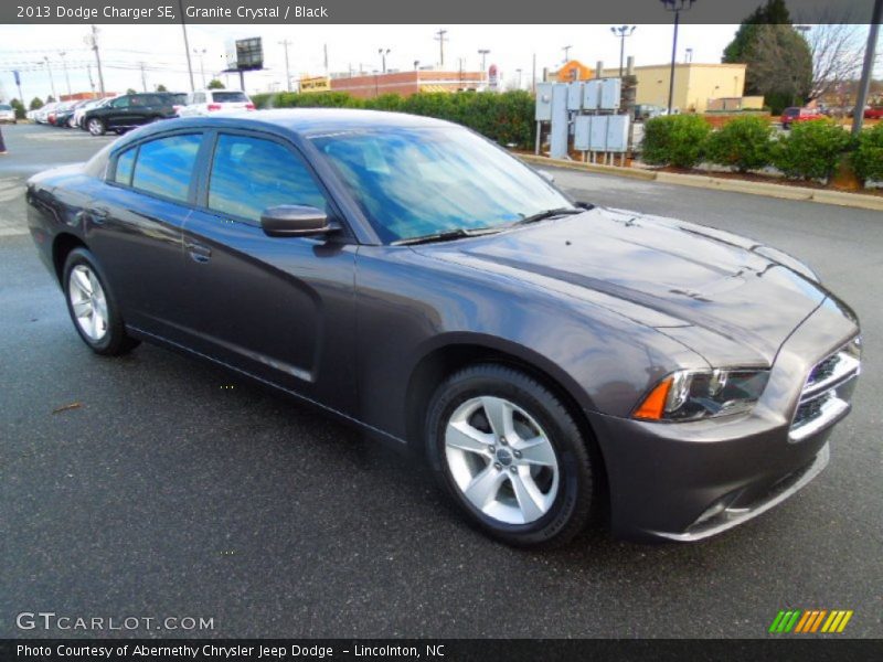Granite Crystal / Black 2013 Dodge Charger SE