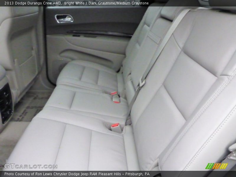 Bright White / Dark Graystone/Medium Graystone 2013 Dodge Durango Crew AWD