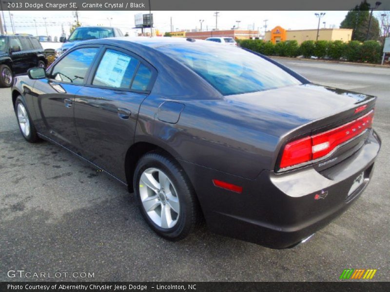 Granite Crystal / Black 2013 Dodge Charger SE