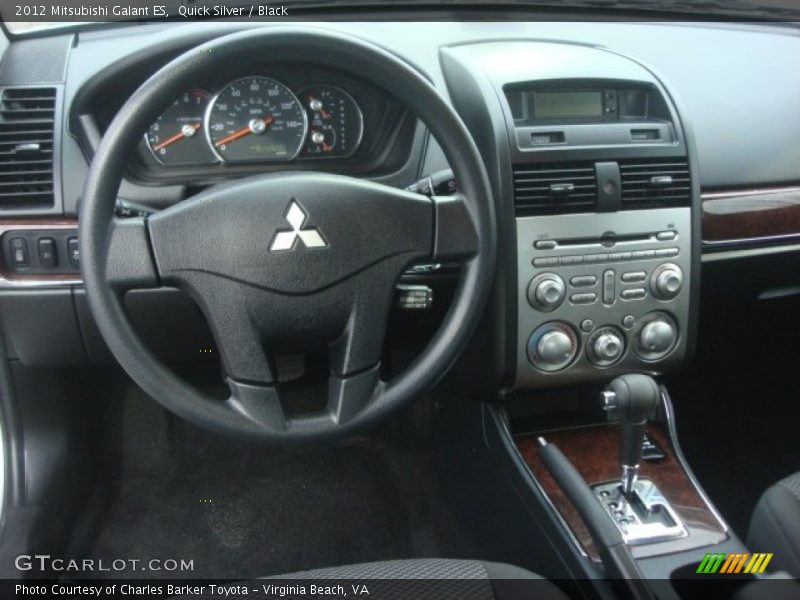 Quick Silver / Black 2012 Mitsubishi Galant ES