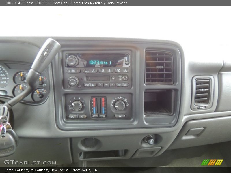 Silver Birch Metallic / Dark Pewter 2005 GMC Sierra 1500 SLE Crew Cab