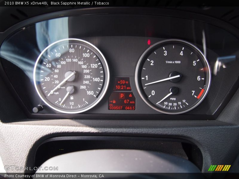 Black Sapphire Metallic / Tobacco 2010 BMW X5 xDrive48i