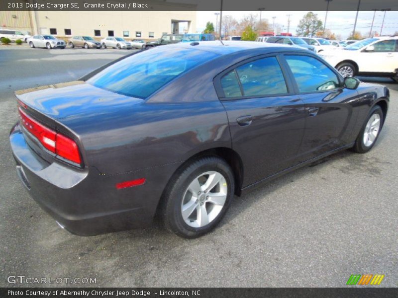 Granite Crystal / Black 2013 Dodge Charger SE