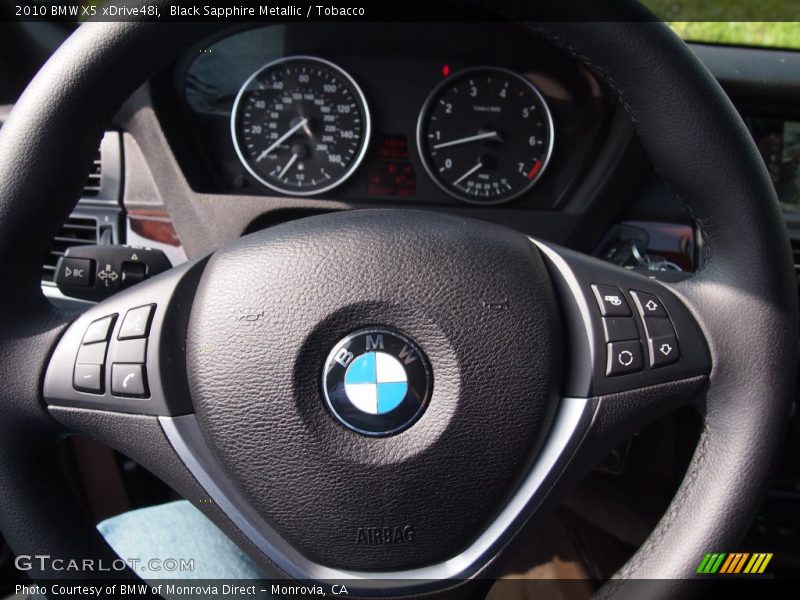 Black Sapphire Metallic / Tobacco 2010 BMW X5 xDrive48i