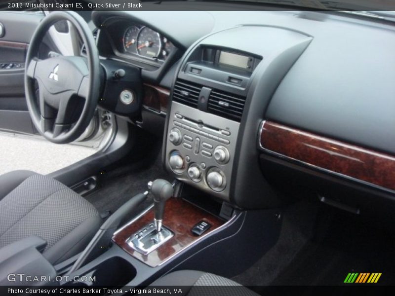 Quick Silver / Black 2012 Mitsubishi Galant ES