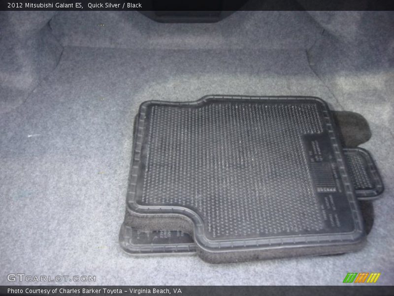 Quick Silver / Black 2012 Mitsubishi Galant ES