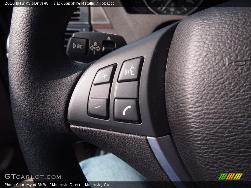 Black Sapphire Metallic / Tobacco 2010 BMW X5 xDrive48i
