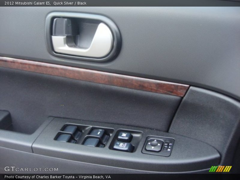 Quick Silver / Black 2012 Mitsubishi Galant ES
