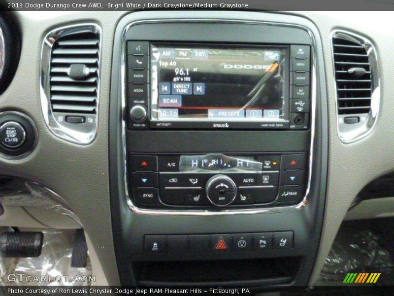 Controls of 2013 Durango Crew AWD