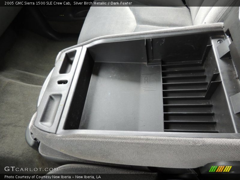 Silver Birch Metallic / Dark Pewter 2005 GMC Sierra 1500 SLE Crew Cab