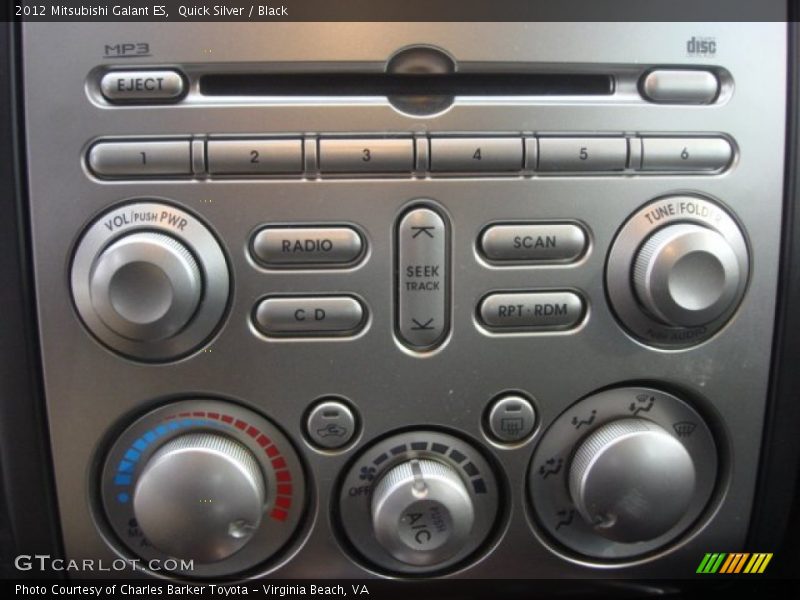 Controls of 2012 Galant ES