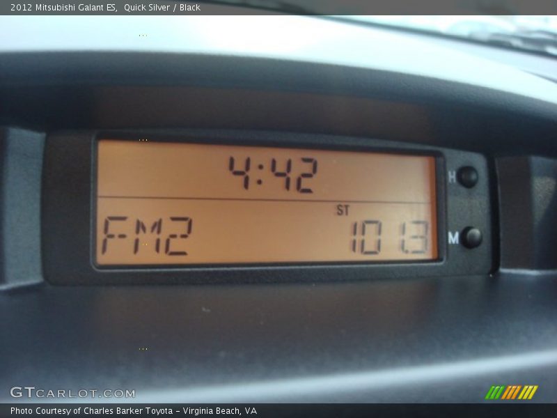 Quick Silver / Black 2012 Mitsubishi Galant ES