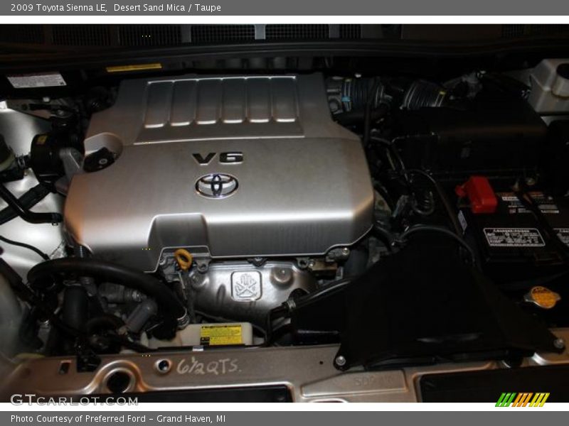 Desert Sand Mica / Taupe 2009 Toyota Sienna LE
