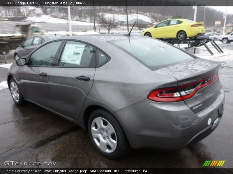 Tungsten Metallic / Black 2013 Dodge Dart SE
