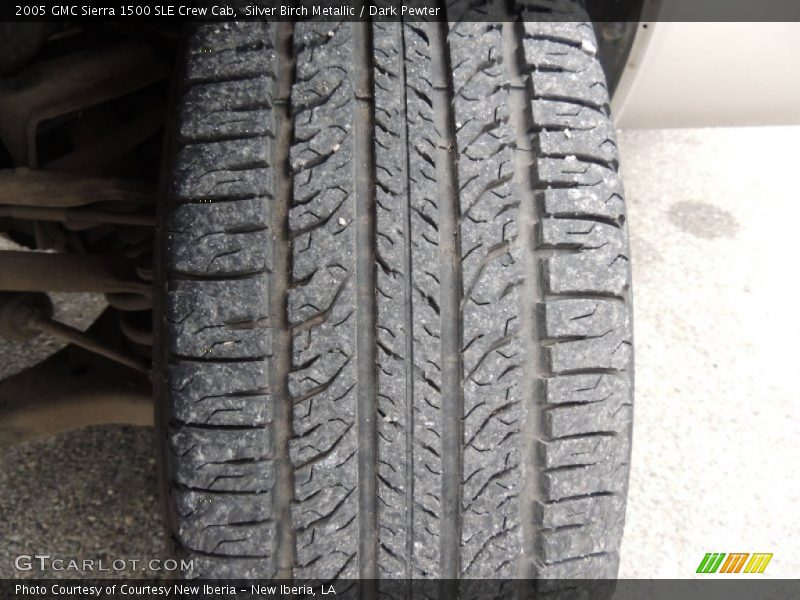 Silver Birch Metallic / Dark Pewter 2005 GMC Sierra 1500 SLE Crew Cab