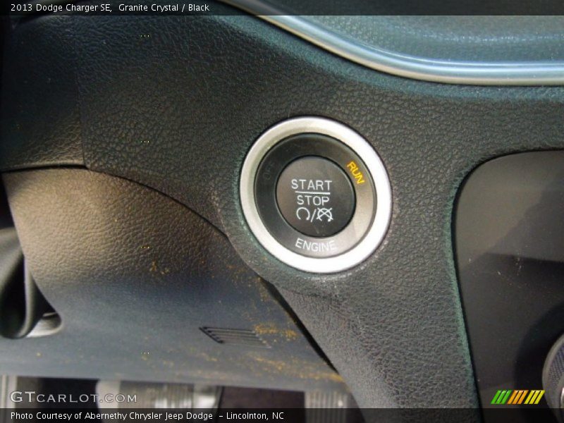 Granite Crystal / Black 2013 Dodge Charger SE