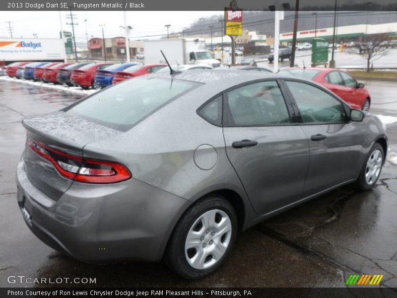 Tungsten Metallic / Black 2013 Dodge Dart SE