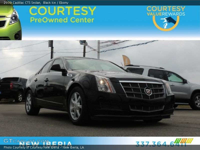 Black Ice / Ebony 2009 Cadillac CTS Sedan