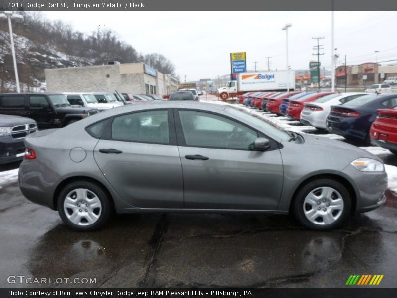 Tungsten Metallic / Black 2013 Dodge Dart SE