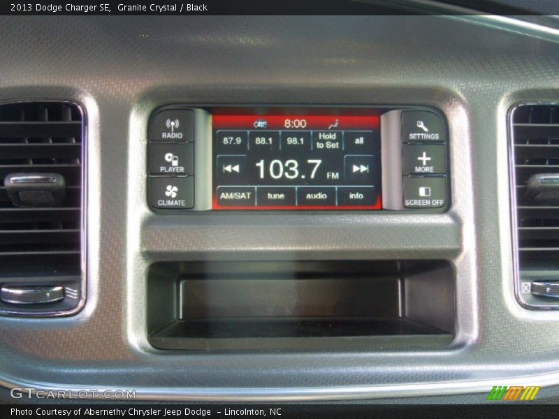 Granite Crystal / Black 2013 Dodge Charger SE