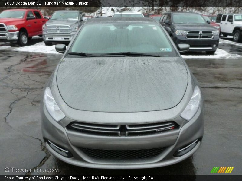 Tungsten Metallic / Black 2013 Dodge Dart SE