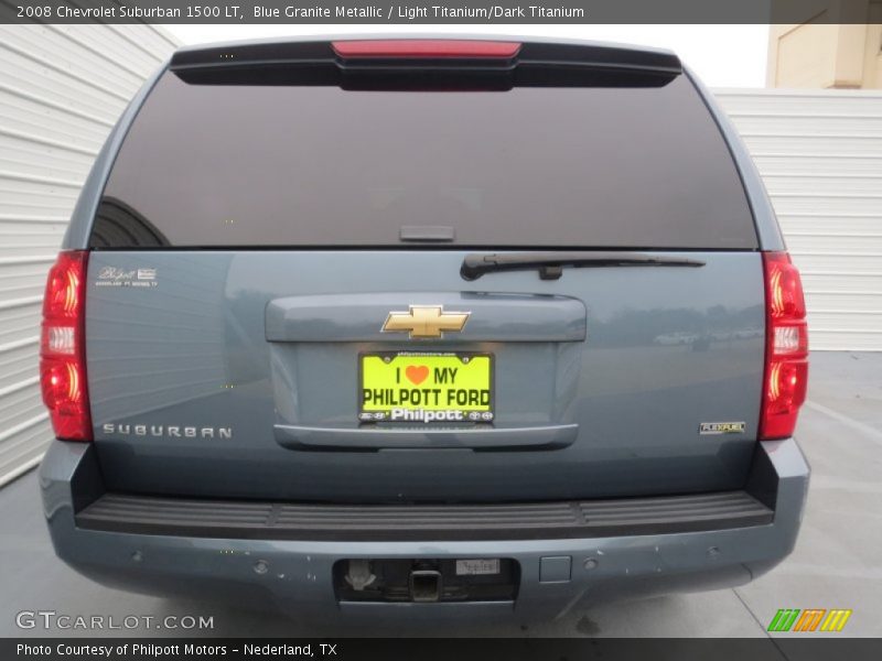 Blue Granite Metallic / Light Titanium/Dark Titanium 2008 Chevrolet Suburban 1500 LT