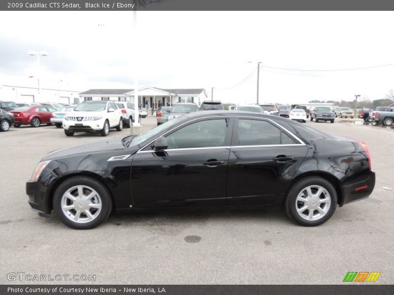 Black Ice / Ebony 2009 Cadillac CTS Sedan