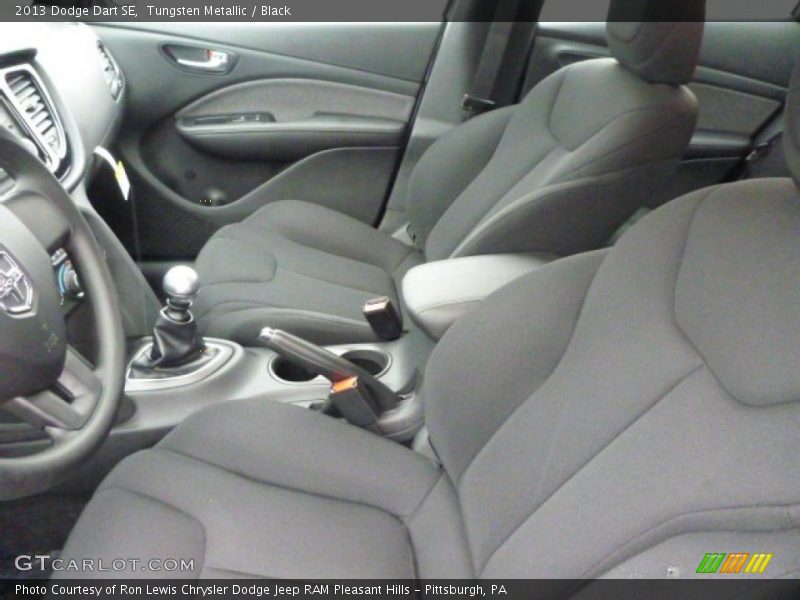 Tungsten Metallic / Black 2013 Dodge Dart SE