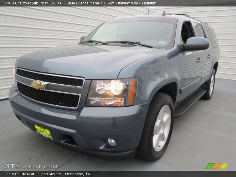Blue Granite Metallic / Light Titanium/Dark Titanium 2008 Chevrolet Suburban 1500 LT