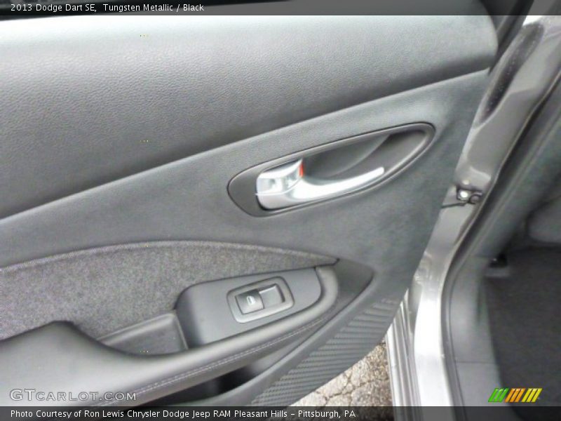 Tungsten Metallic / Black 2013 Dodge Dart SE