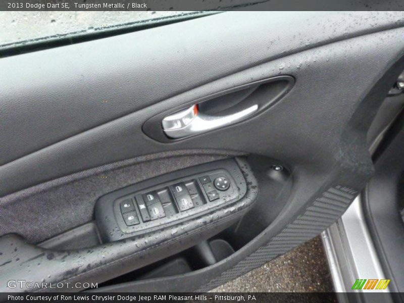 Tungsten Metallic / Black 2013 Dodge Dart SE