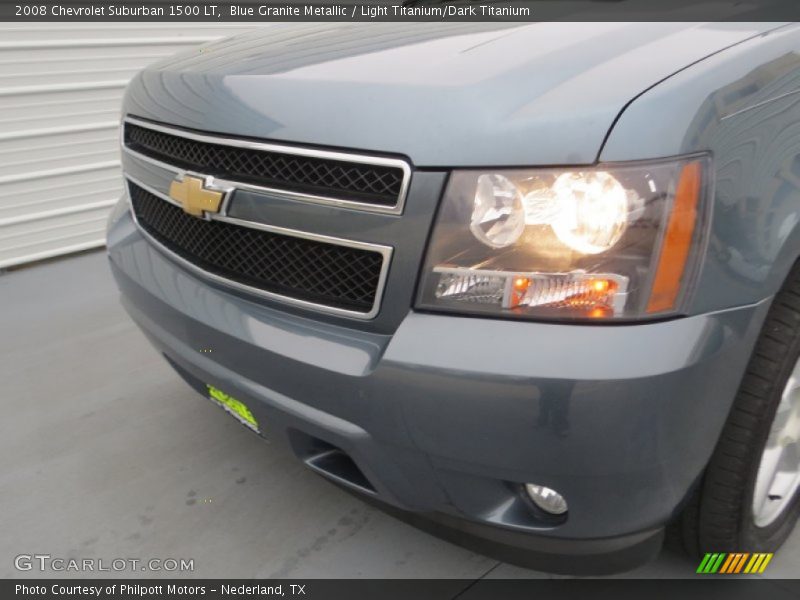 Blue Granite Metallic / Light Titanium/Dark Titanium 2008 Chevrolet Suburban 1500 LT