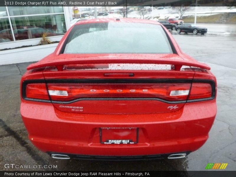 Redline 3 Coat Pearl / Black 2013 Dodge Charger R/T Plus AWD