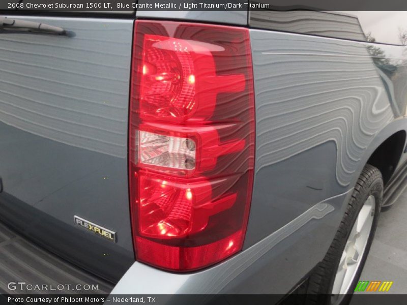 Blue Granite Metallic / Light Titanium/Dark Titanium 2008 Chevrolet Suburban 1500 LT