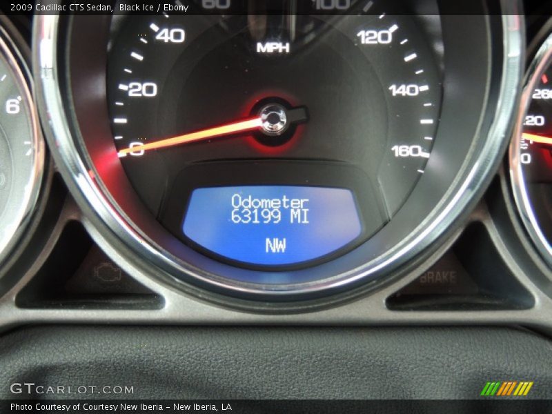 Black Ice / Ebony 2009 Cadillac CTS Sedan