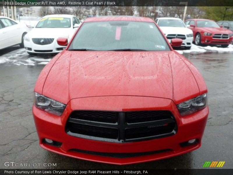 Redline 3 Coat Pearl / Black 2013 Dodge Charger R/T Plus AWD