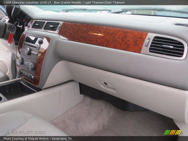 Blue Granite Metallic / Light Titanium/Dark Titanium 2008 Chevrolet Suburban 1500 LT
