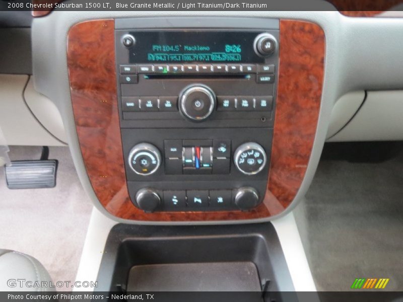 Blue Granite Metallic / Light Titanium/Dark Titanium 2008 Chevrolet Suburban 1500 LT
