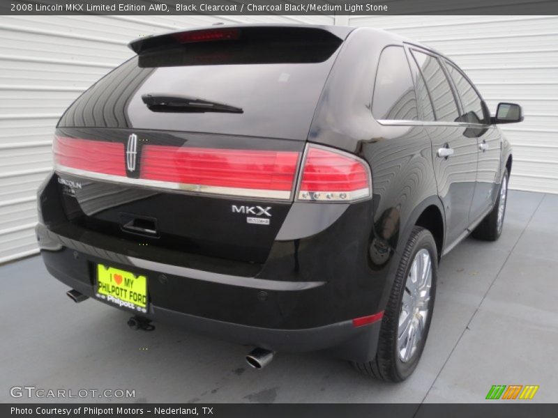 Black Clearcoat / Charcoal Black/Medium Light Stone 2008 Lincoln MKX Limited Edition AWD