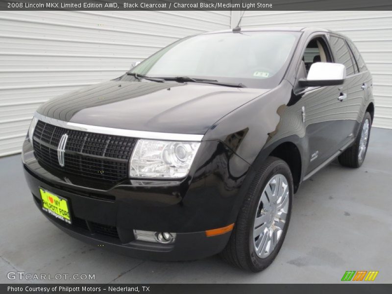 Black Clearcoat / Charcoal Black/Medium Light Stone 2008 Lincoln MKX Limited Edition AWD