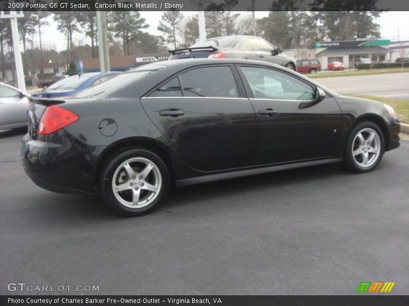 Carbon Black Metallic / Ebony 2009 Pontiac G6 GT Sedan