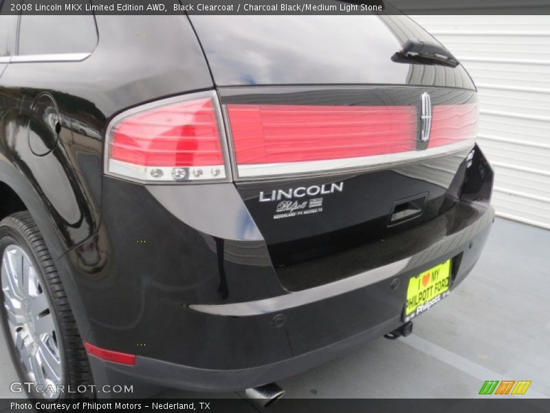 Black Clearcoat / Charcoal Black/Medium Light Stone 2008 Lincoln MKX Limited Edition AWD